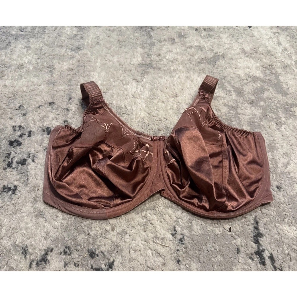 Elomi Cate Full Cup Banded Underwire Bra Style EL4030 Brown US 40K